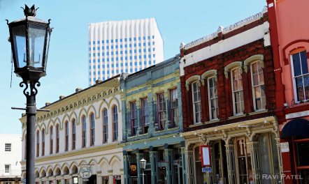 Texas - Galveston - The Old and the New