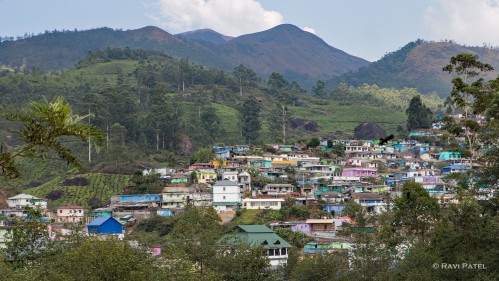 A Colorful Town on the Hills